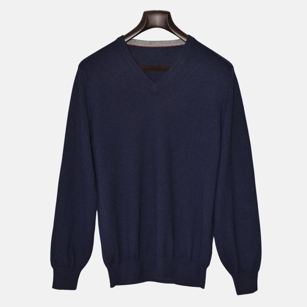 Navy Sweater made of Cashmere (EU 52)