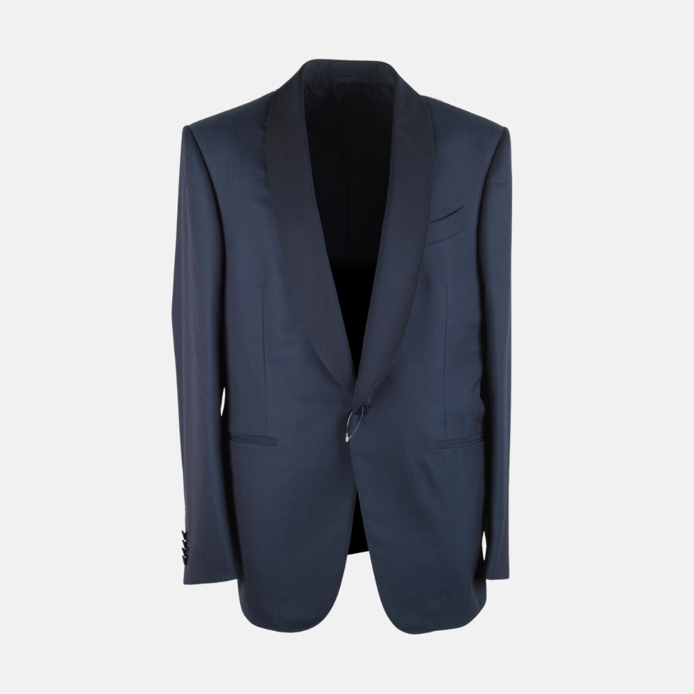 Navy Blue Tuxedo made of Wool/Silk