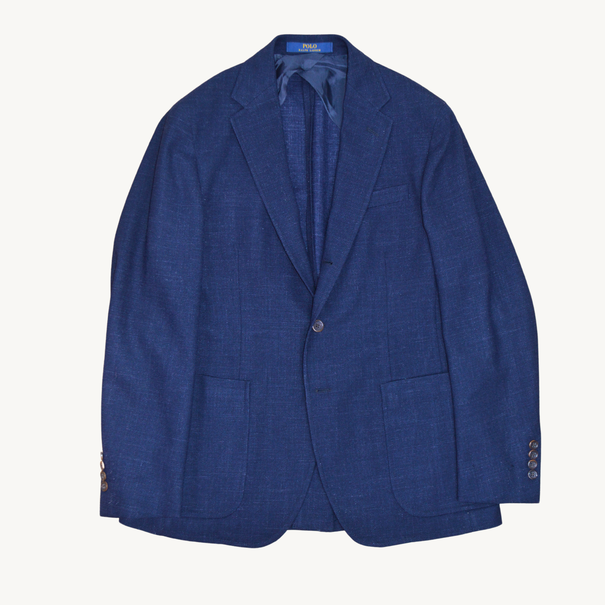 Navy Blue Blazer made of Cotton