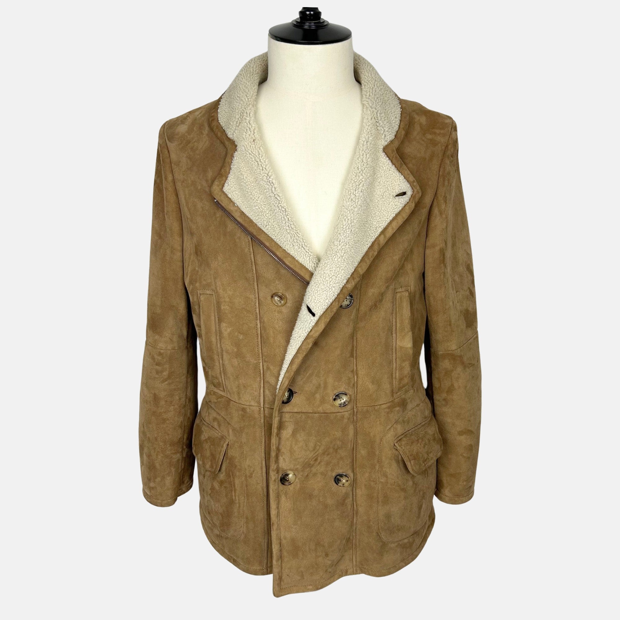 Brown Shearling Coat (M/L)