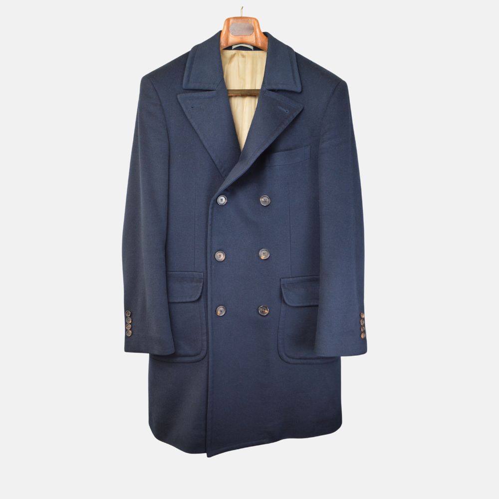 Navy Blue Coat made of Cashmere (50)