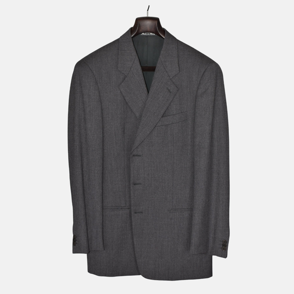 Gray Suit made of Virgin Wool (EU 50) (Vintage)