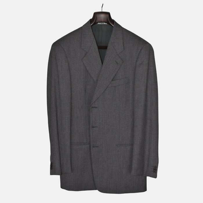 Gray Suit made of Virgin Wool (EU 50) (Vintage)