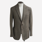 Olive Patterned Blazer made of Lambswool