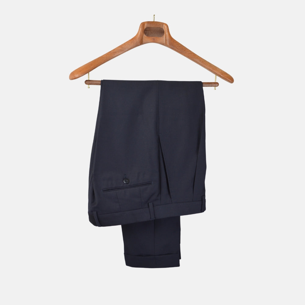 Navy Blue Pants of Wool (44)