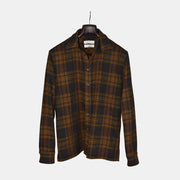 Multicoloured Checkered Overshirt made of Virgin Wool (M)