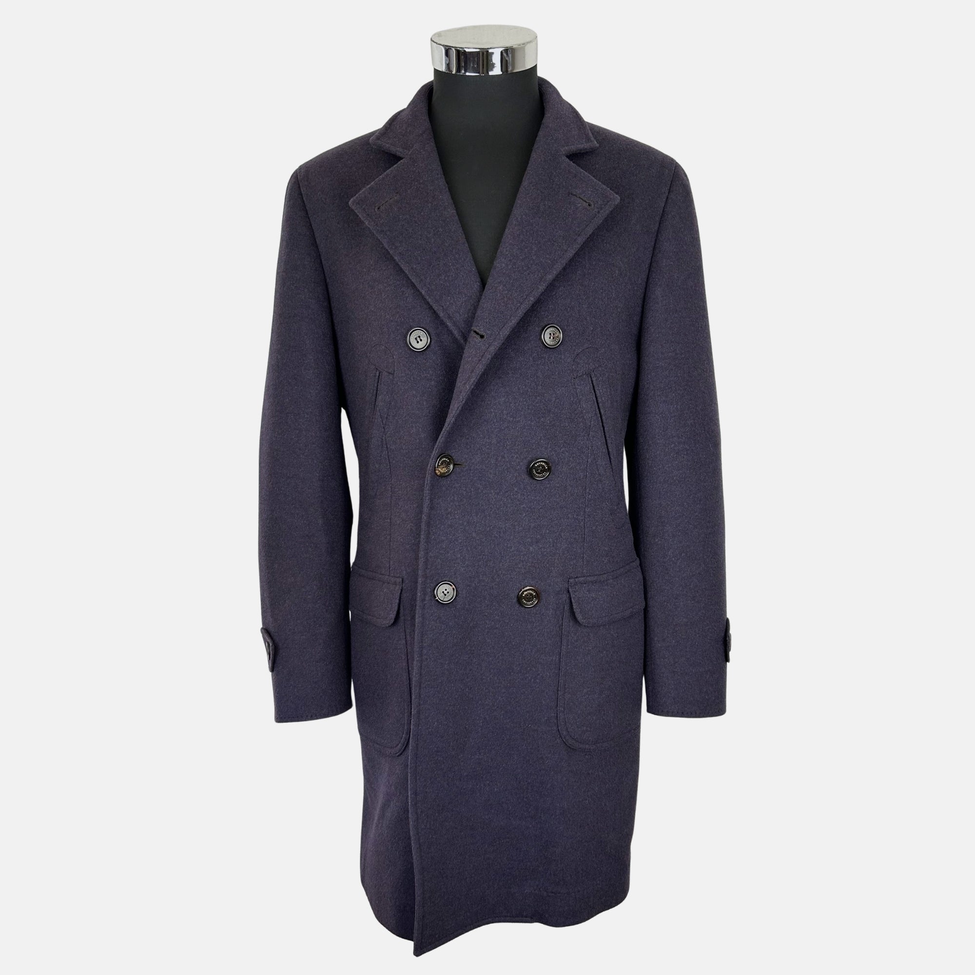 Navy Coat made of Wool/Cashmere (EU 48)