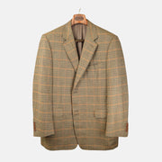 Brown Checked Blazer made of Virgin Wool (EU 56)