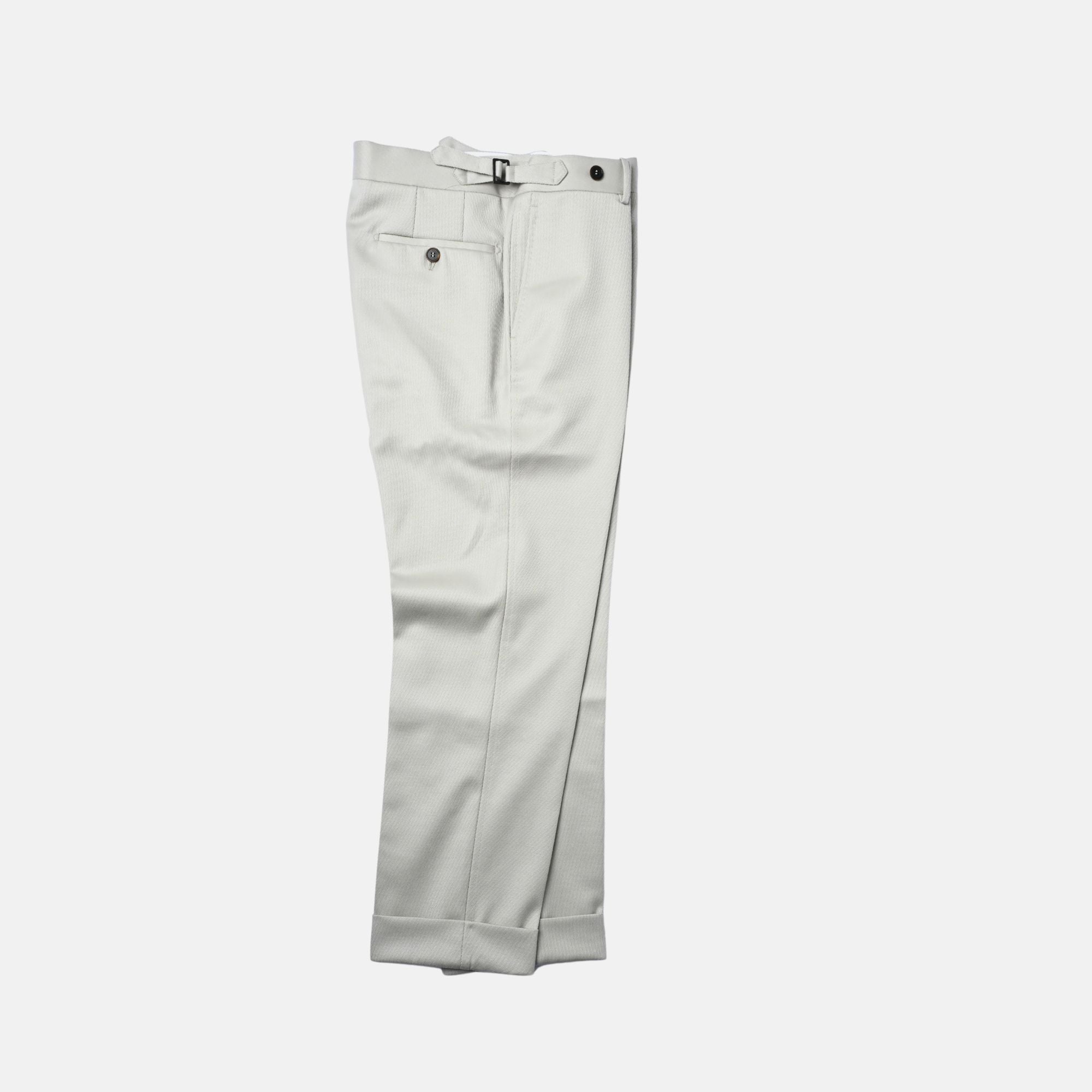 Beige/Grey Pants made of Cotton (46)