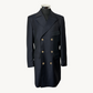 Navy Blue Double Breasted Coat