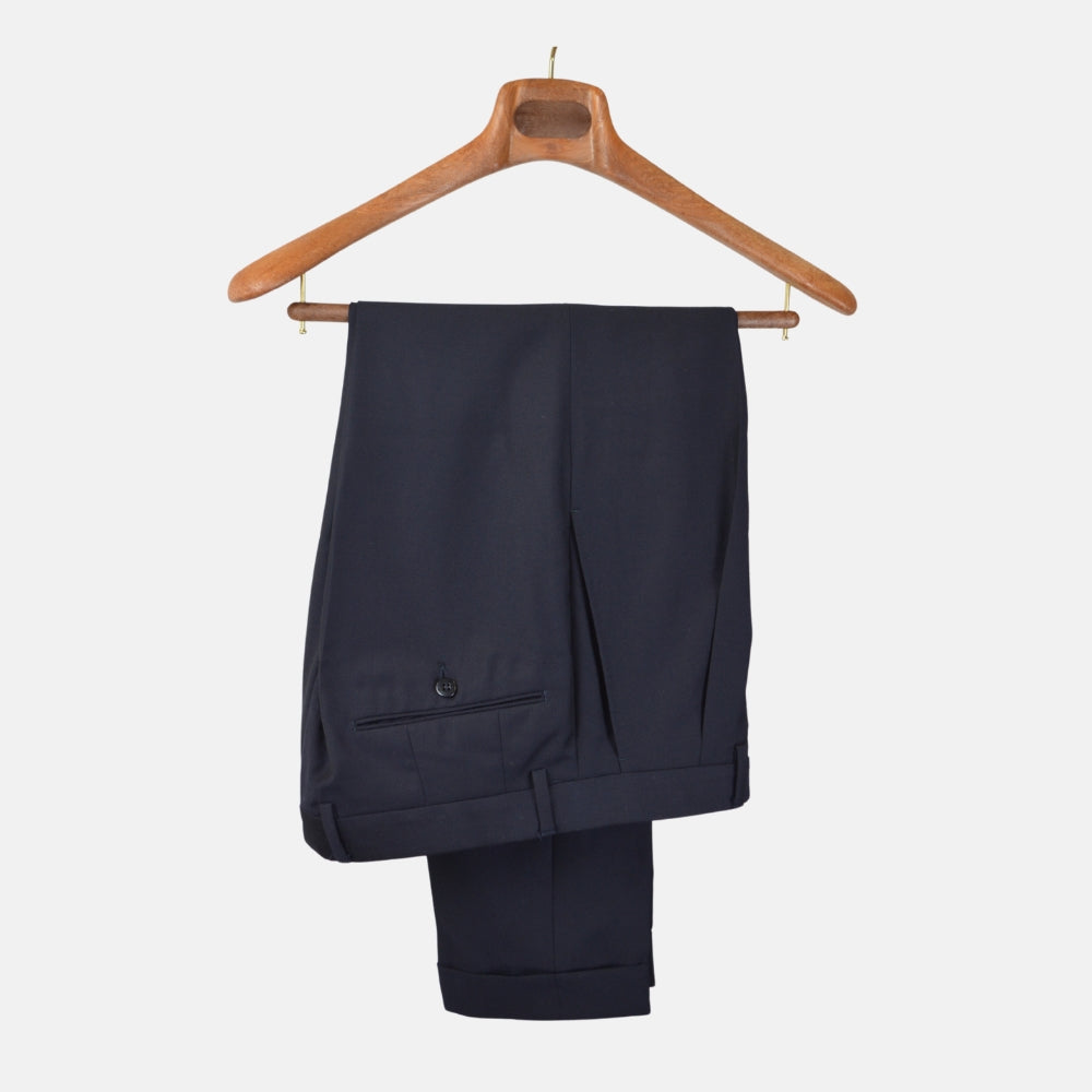 Navy Blue Pants of Wool (44)