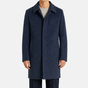 Blue Coat made of Cashmere/Leather Details (EU 48)