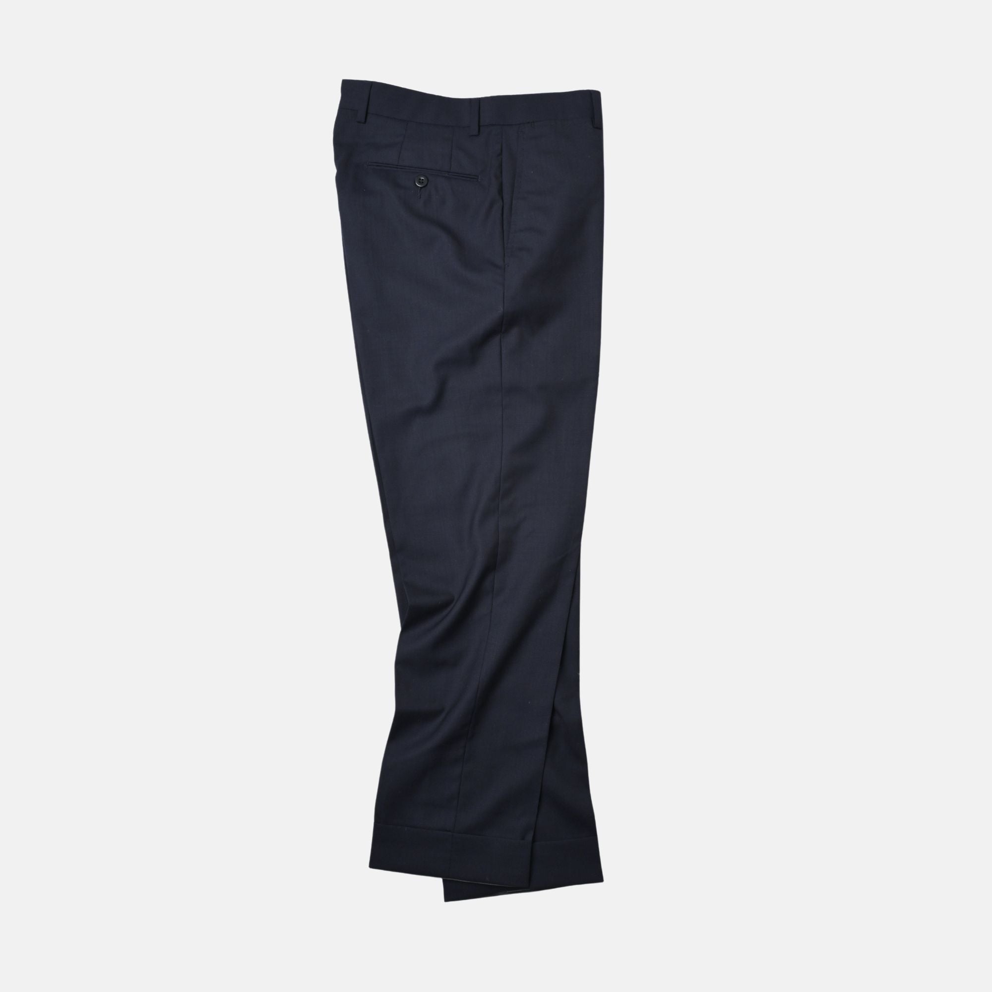 Navy Blue Pants of Light Wool (EU 44)