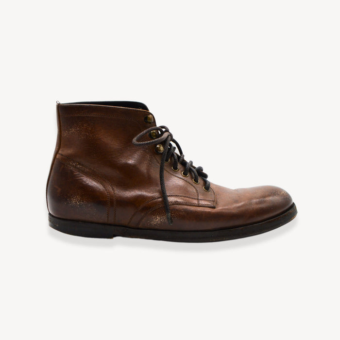 Braune Lederstiefel (EU 42,5)