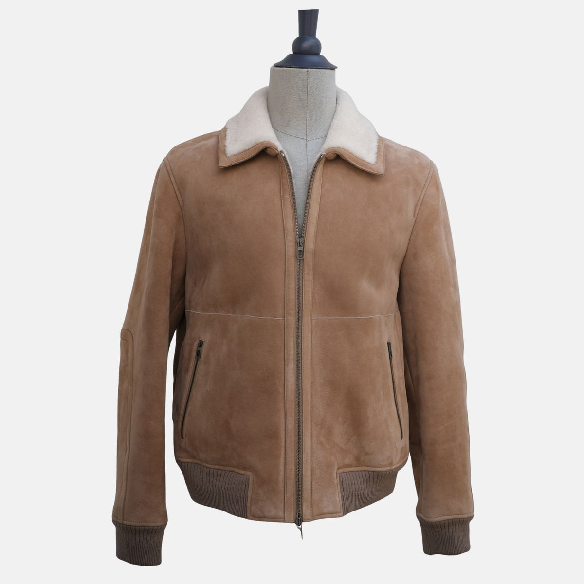 Loro Piana Aviator Jacket Brown (L)