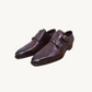 Brown Double-Monk Shoes