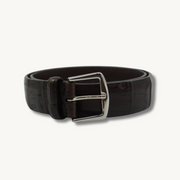 Brown Crocodile Belt