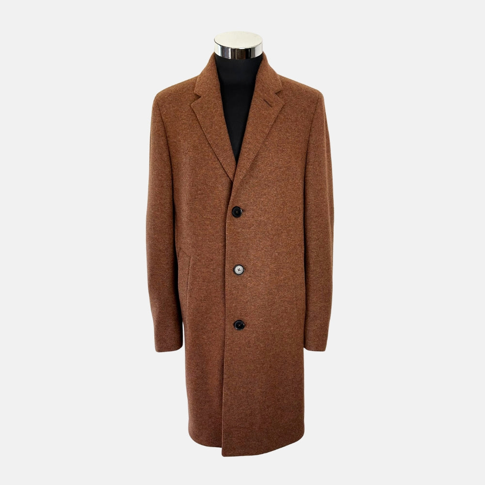 Rust-Brown Coat made of Cashmere (48)