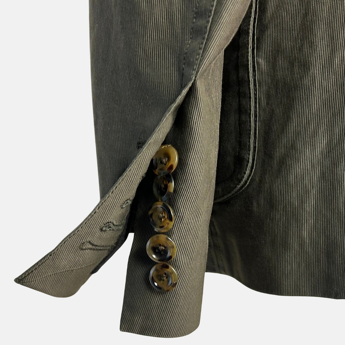 Tom Ford Cotton Twill Field Jacket Army Green (EU 52)