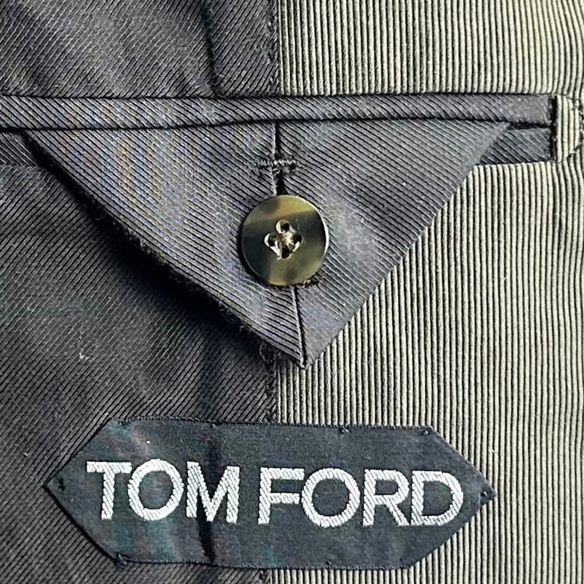 Tom Ford Cotton Twill Field Jacket Army Green (EU 52)