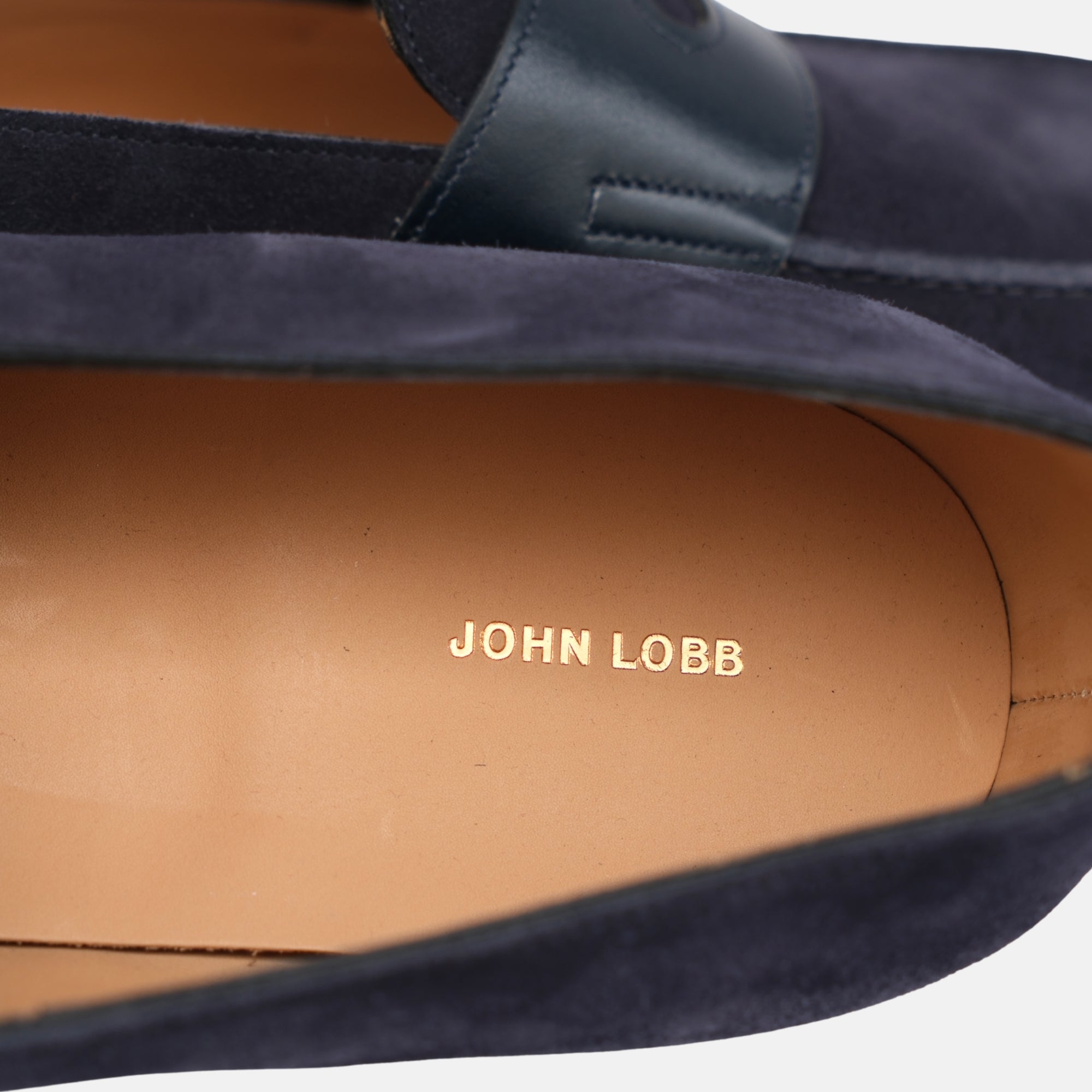 Navy Suede Loafers (EU 46.5)