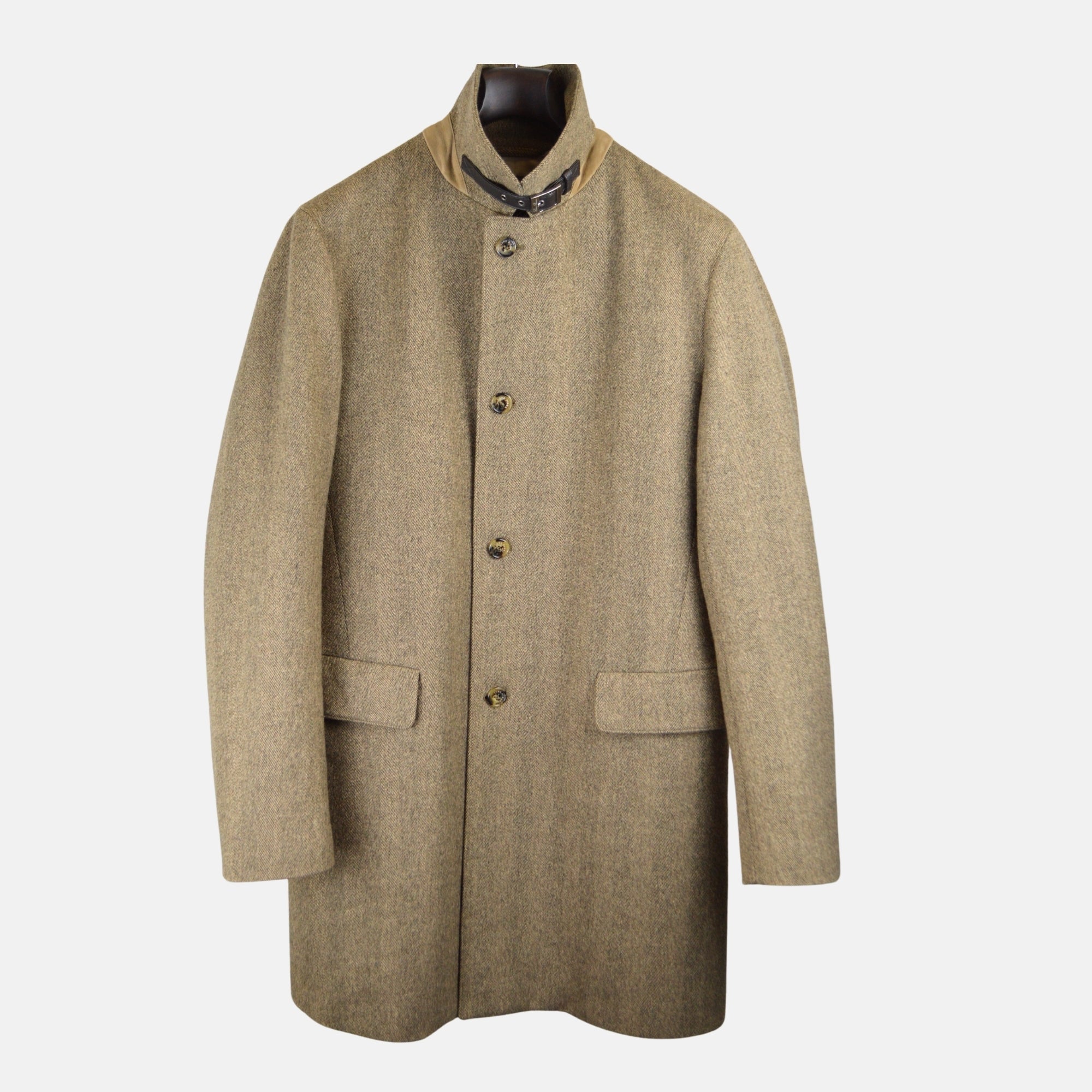 Brown Coat made of Cashmere/Virgin Wool (52)