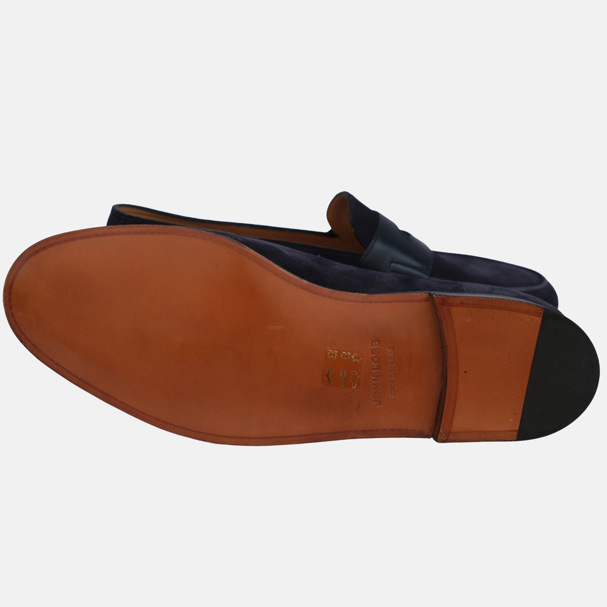 Navy Suede Loafers (EU 46.5)