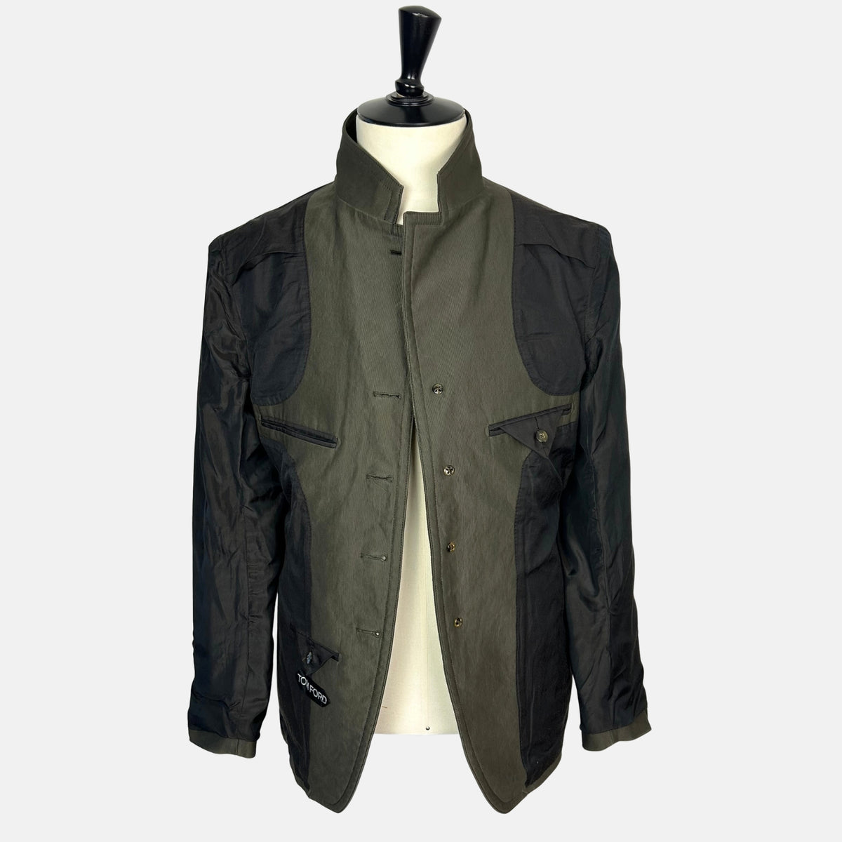 Tom Ford Cotton Twill Field Jacket Army Green (EU 52)