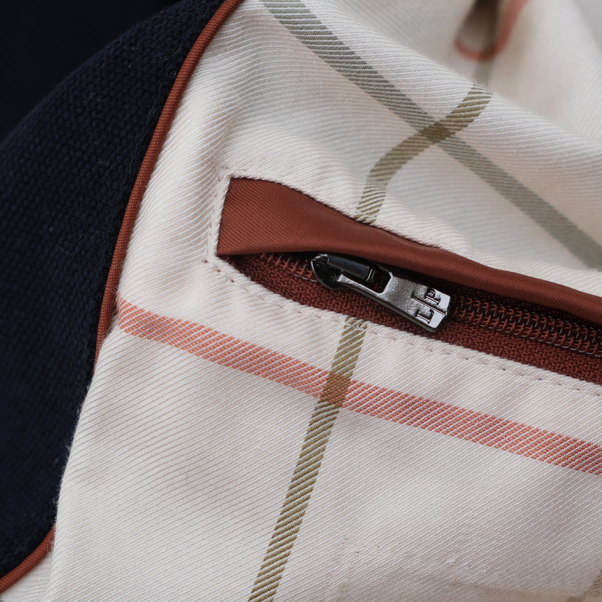 Blue Cotton "Martingala" Coat (M)