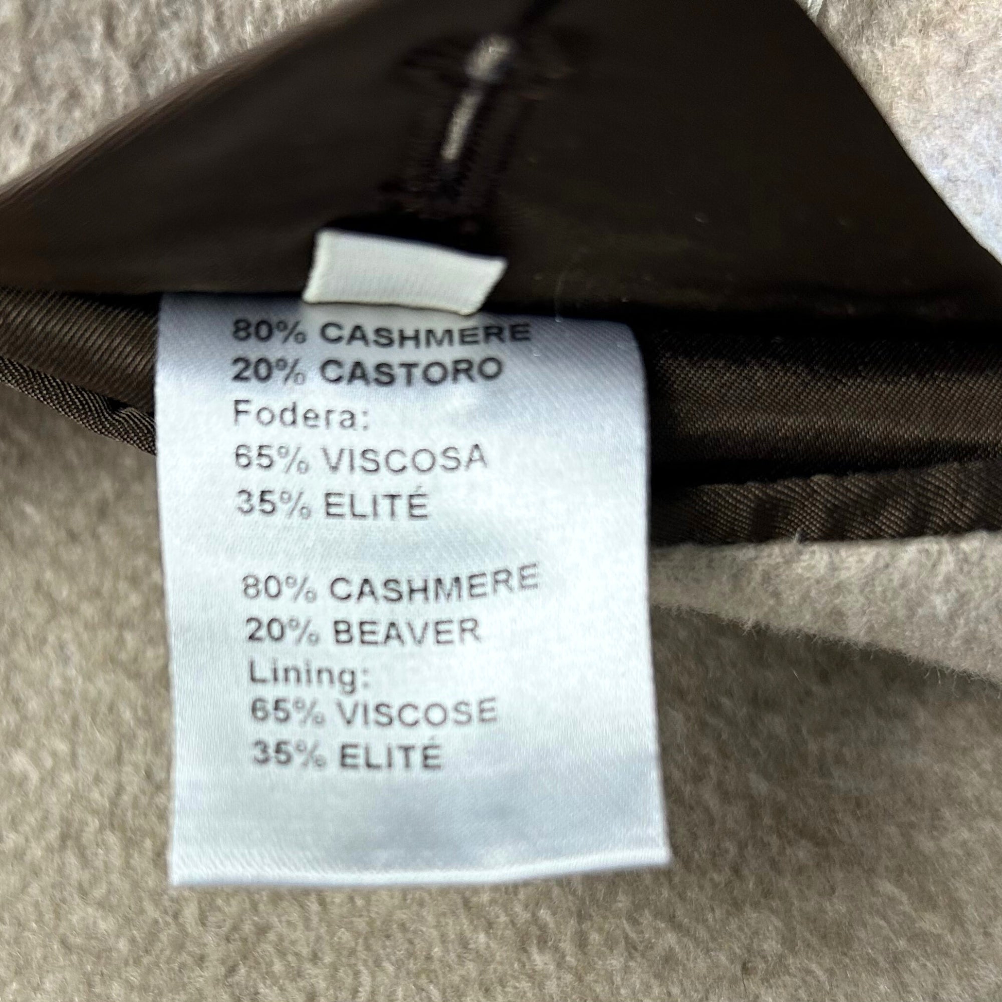 Sand Coat made of Cashmere/Castorino (EU 58)
