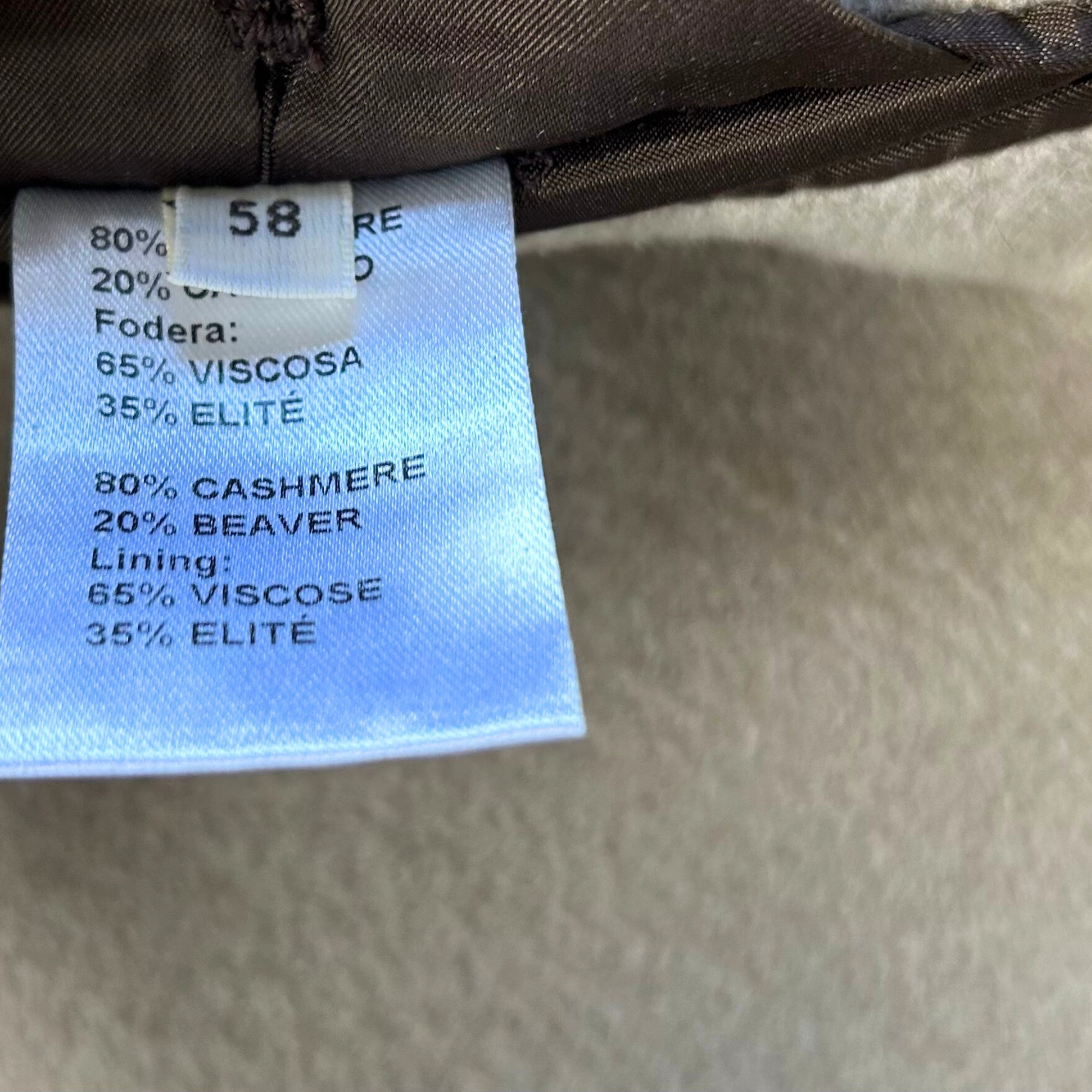 Sand Coat made of Cashmere/Castorino (EU 58)