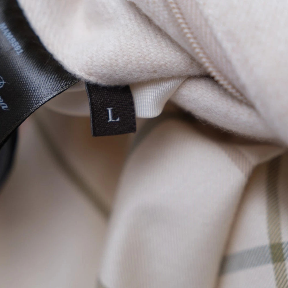 Offwhite Puffer Goose Down Cashmere Jacket (L)