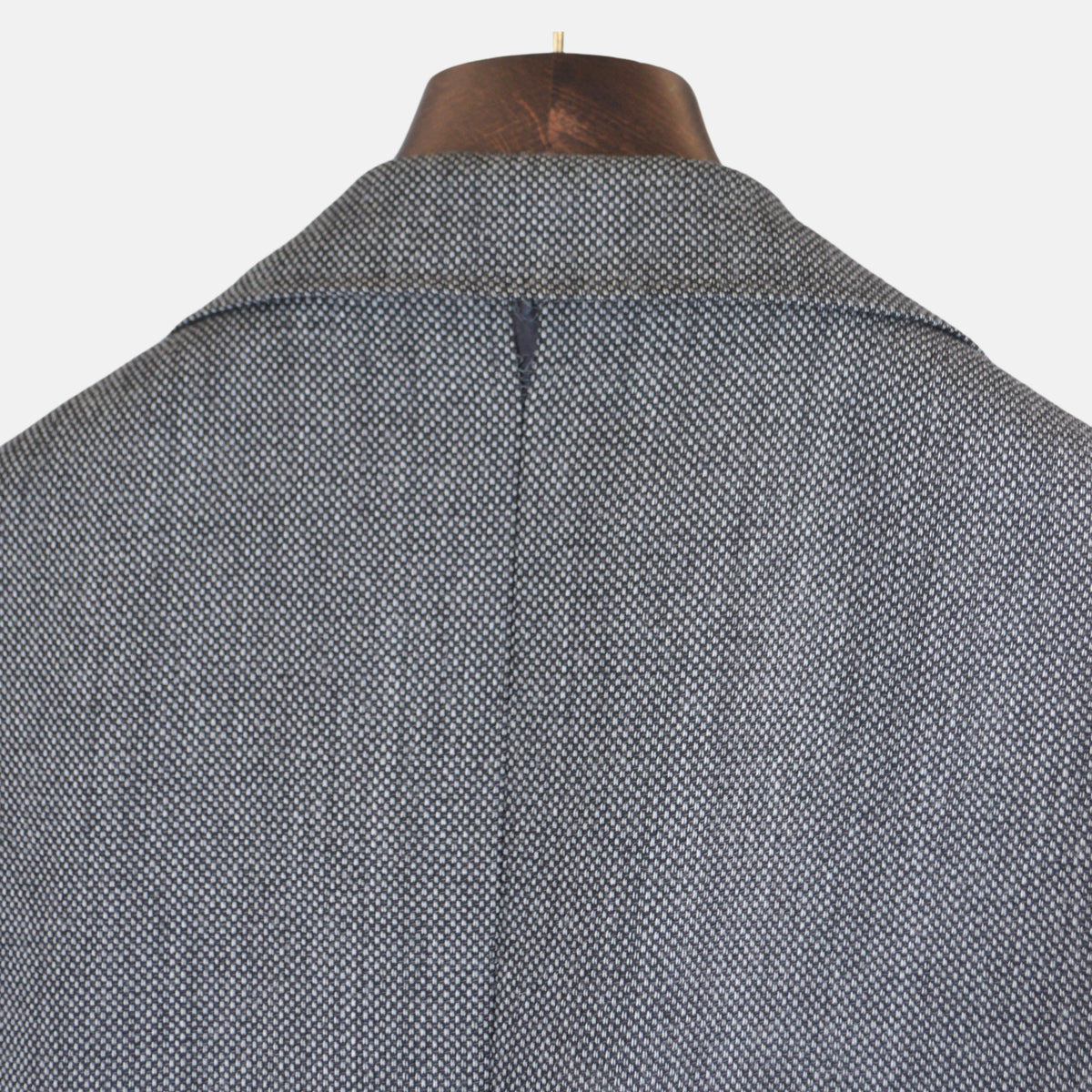Charcoal Patterned Wool Blazer