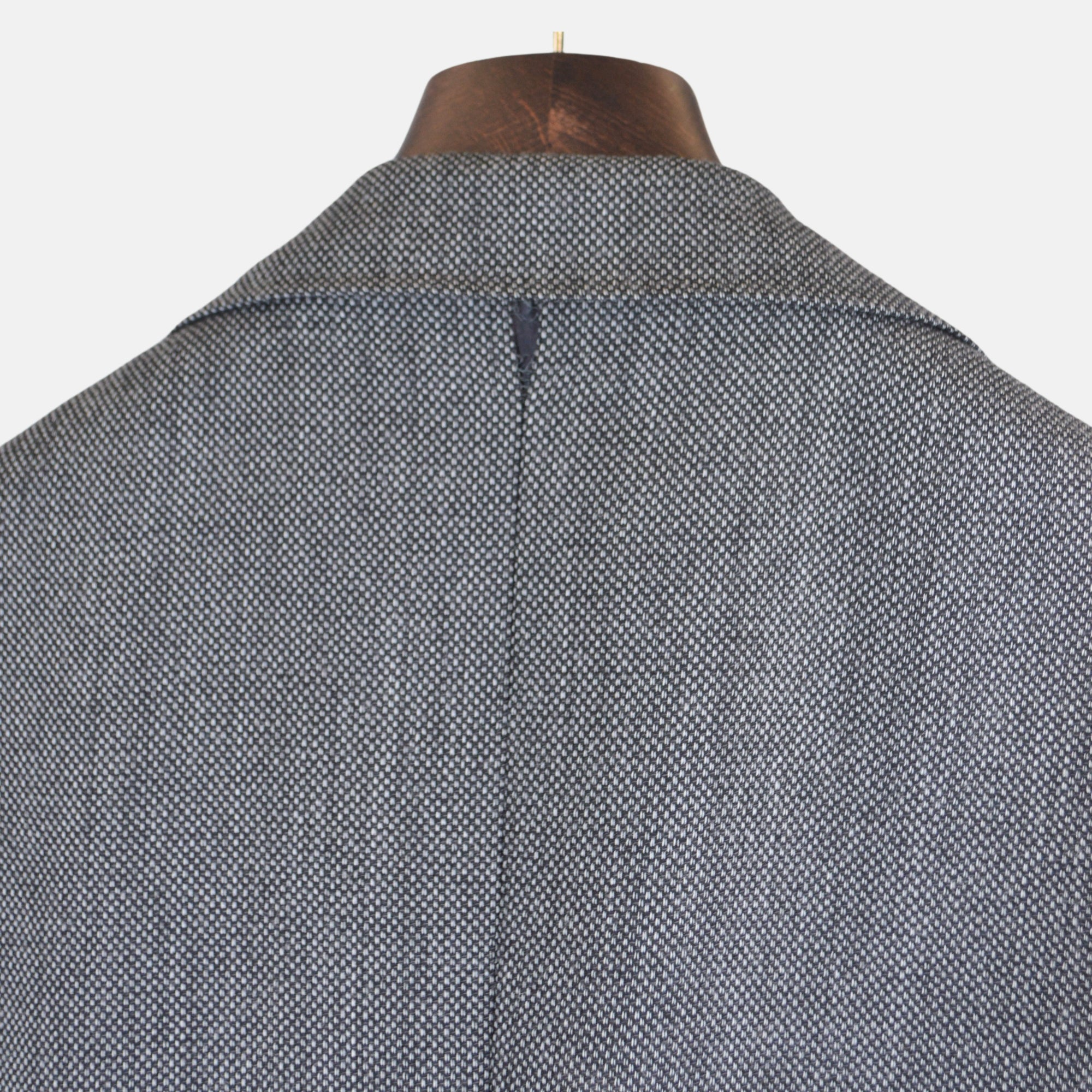 Charcoal Patterned Blazer made of Wool (EU 54)