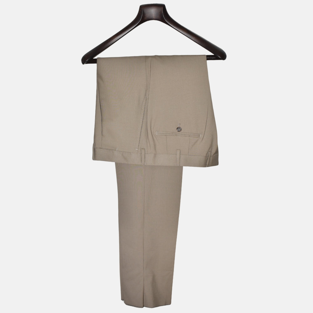 Light Olive Suit made of Virgin Wool (EU 54)