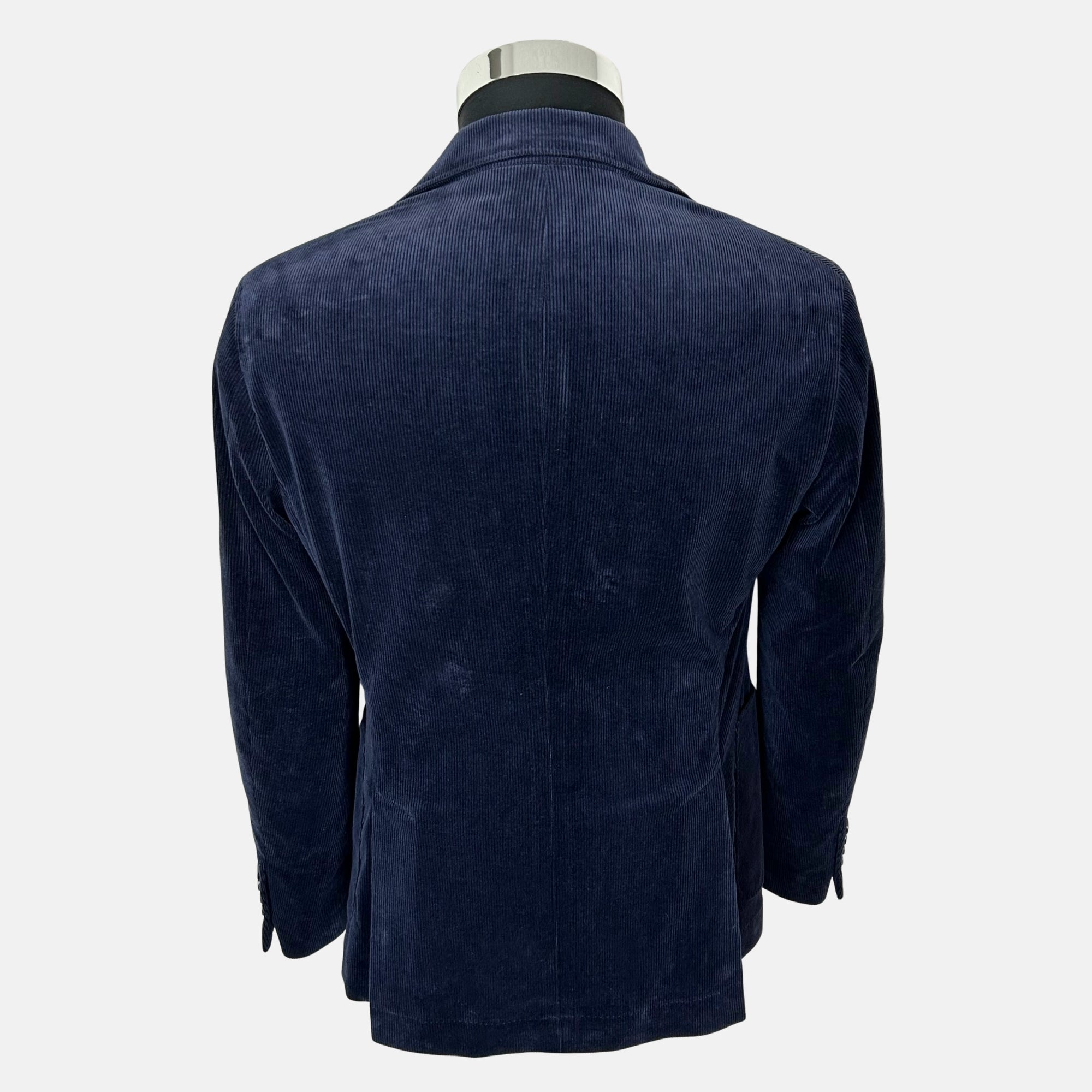 Navy Corduroy Suit made of Cotton/Cashmere (EU 44)