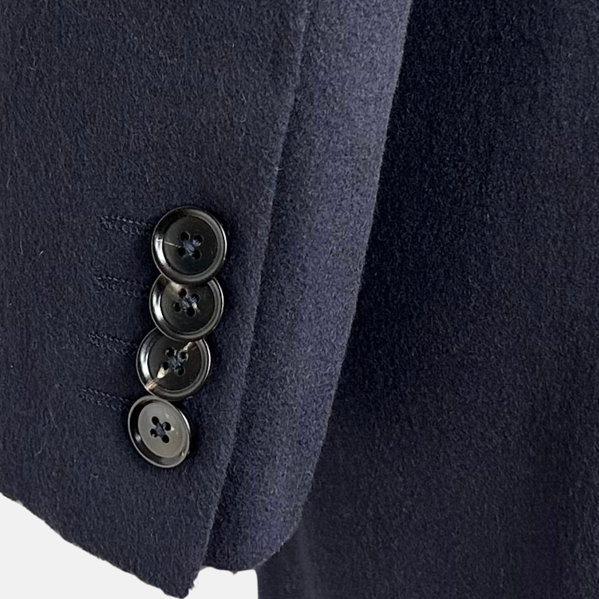Navy Coat made of Wool/Cashmere/Elastane (EU 52)