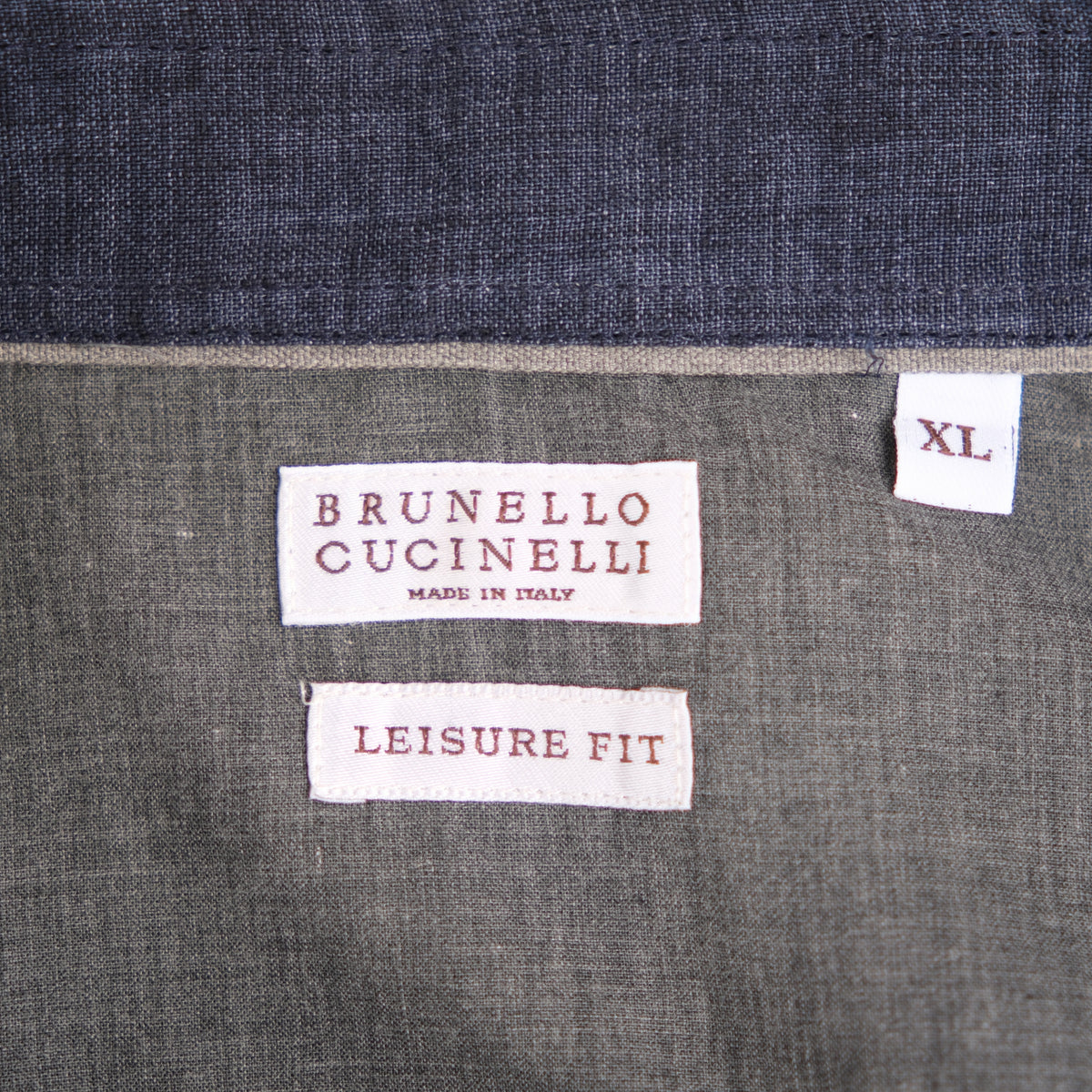 Blaues Leinenhemd (XL)