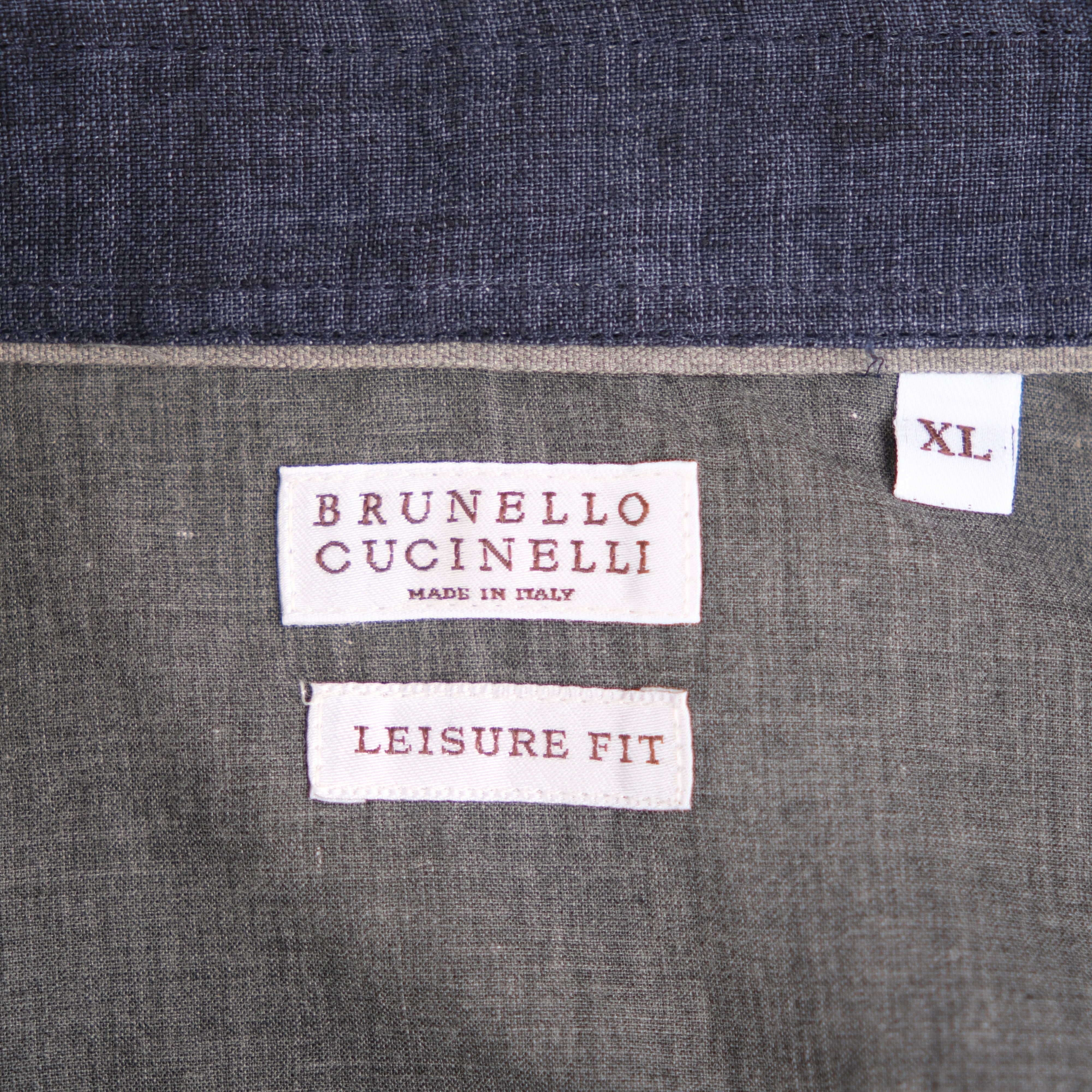 Blue Linen Shirt (XL)