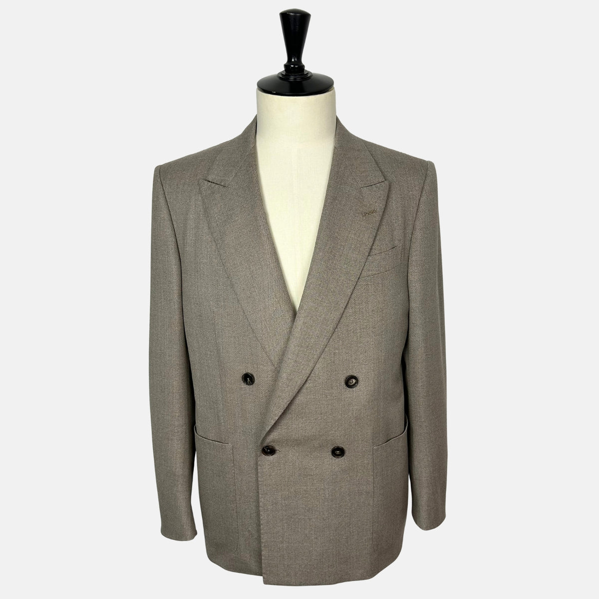 Zegna XXX Suit 15MilMil15 Greige Melange (EU 52)