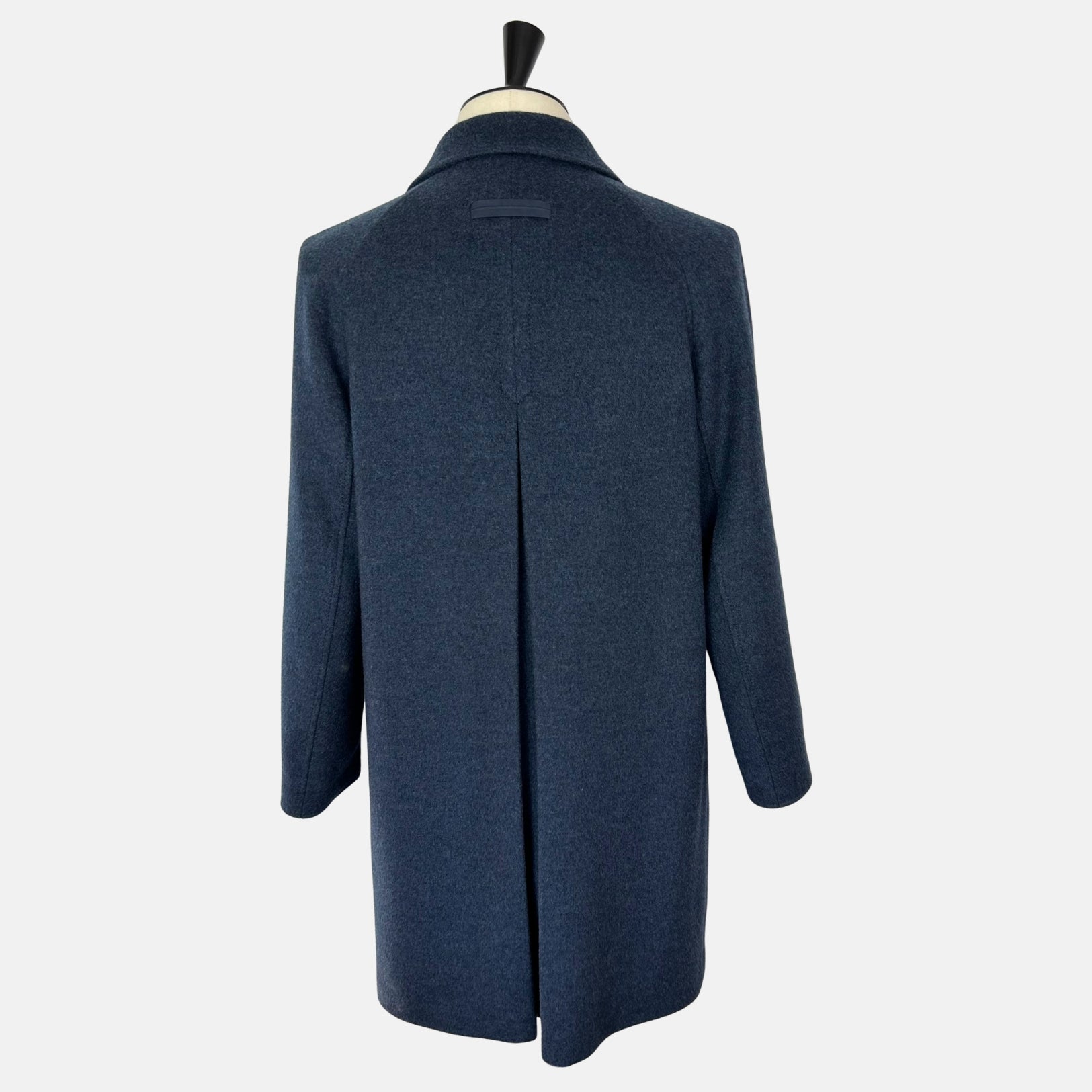 Blue Coat made of Cashmere/Leather Details (EU 48)