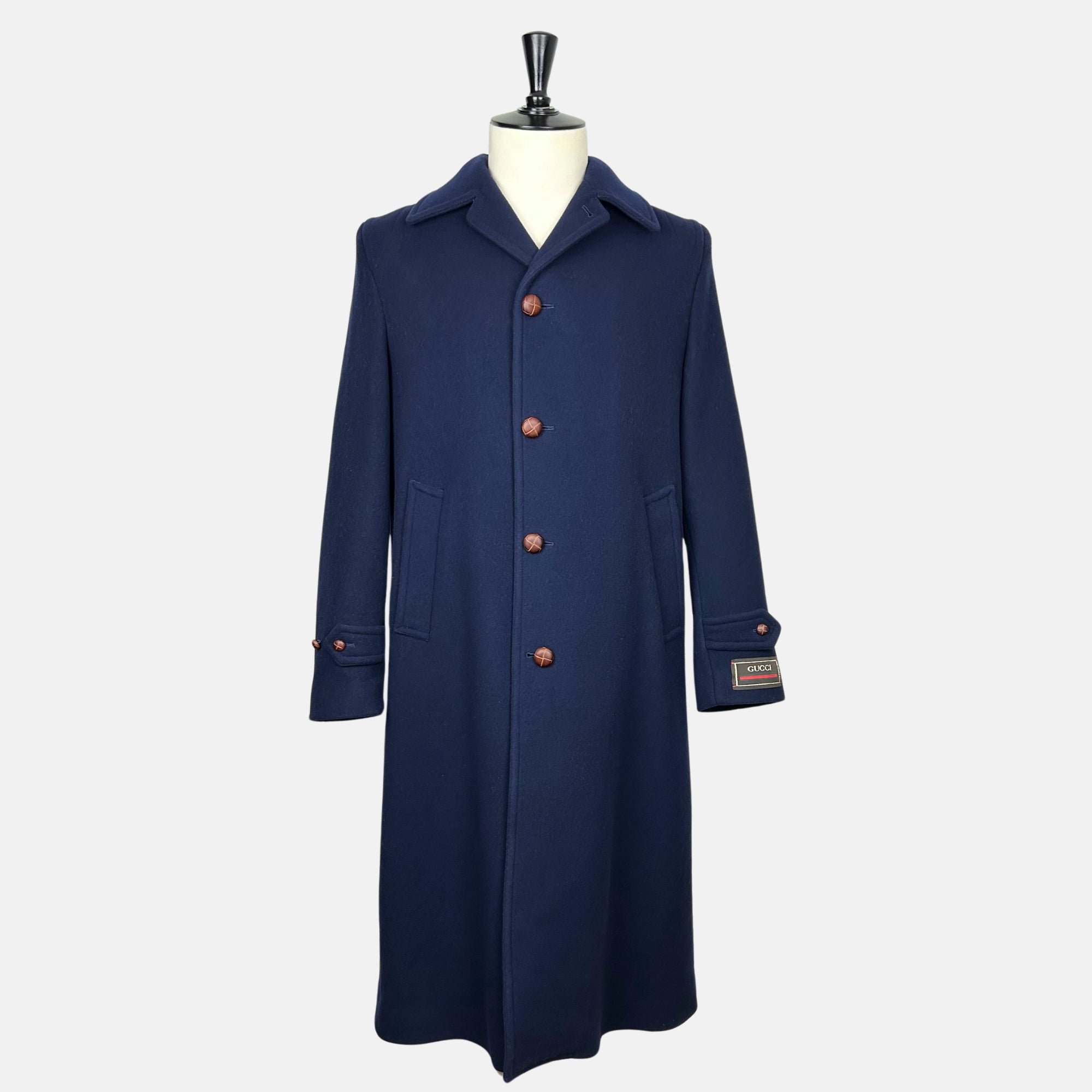 Caspian Blue Coat made of Wool (EU 46)