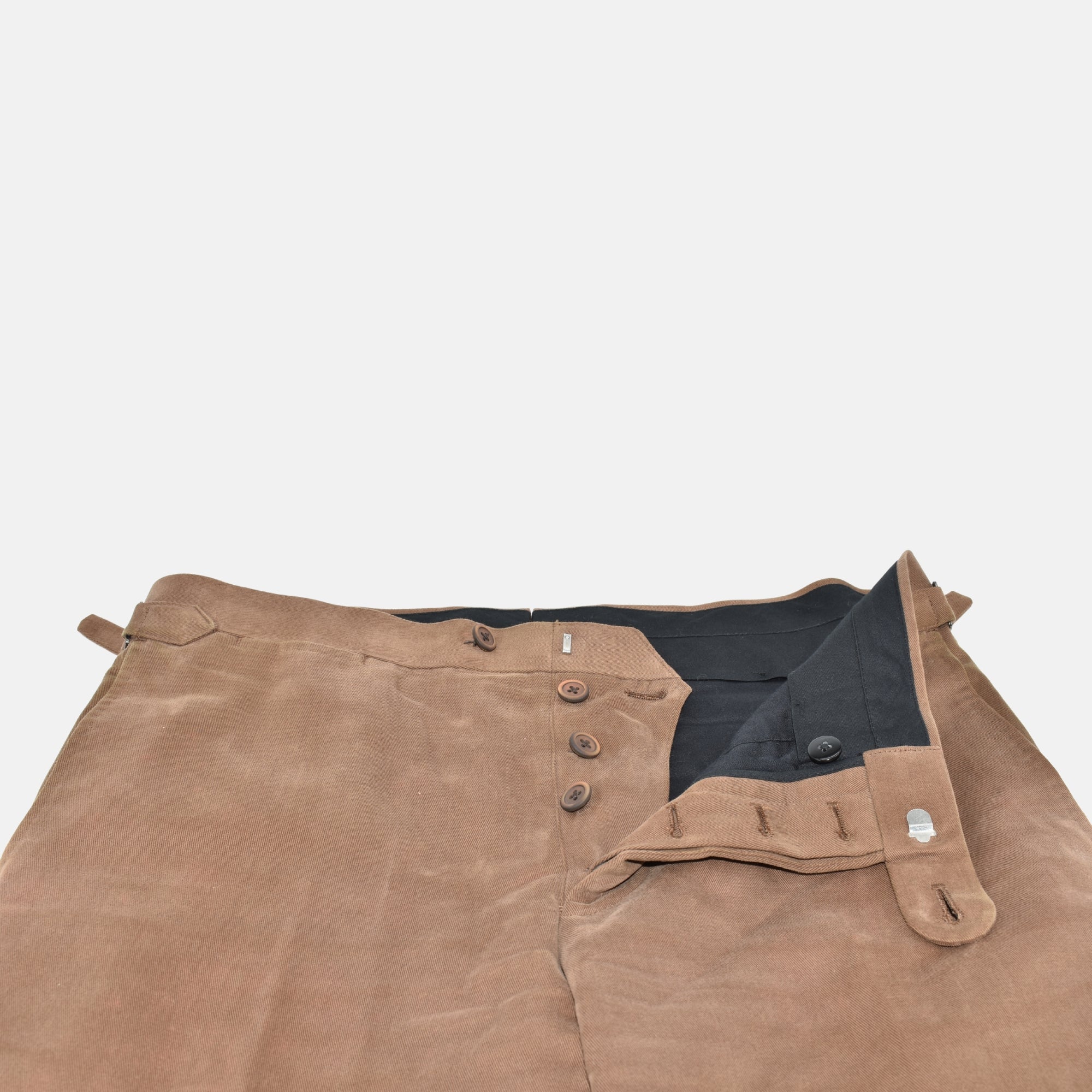 Brown Trousers made of Cotton (EU 48)