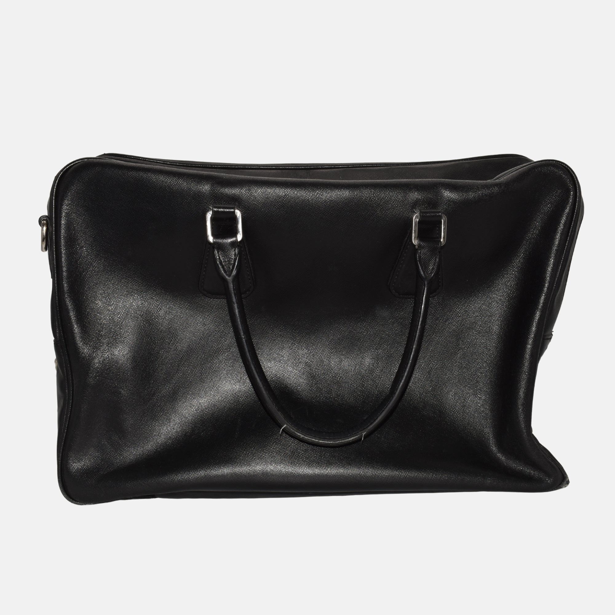 Black Briefcase made of Leather
