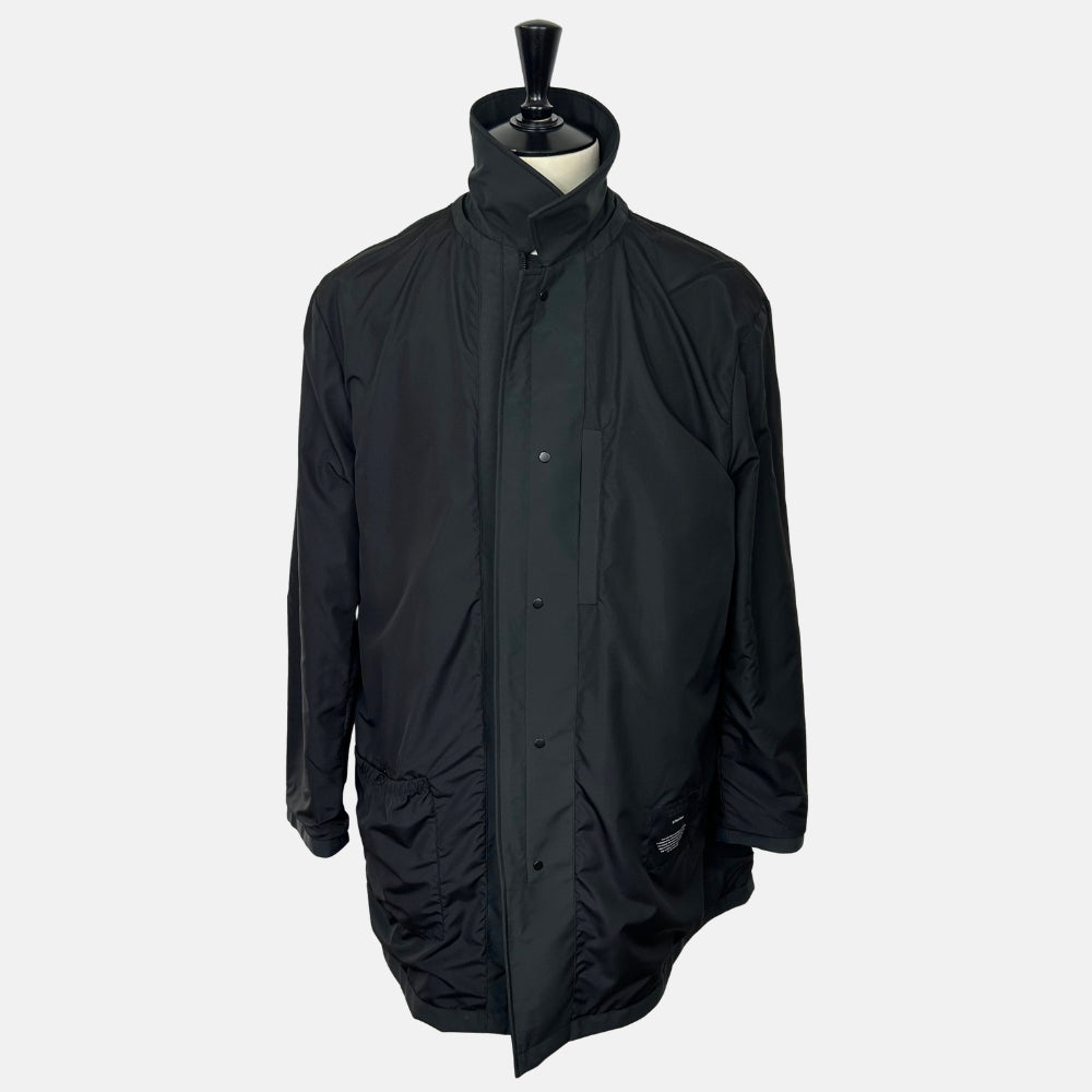 Black Raincoat made of Poyester (EU 54)