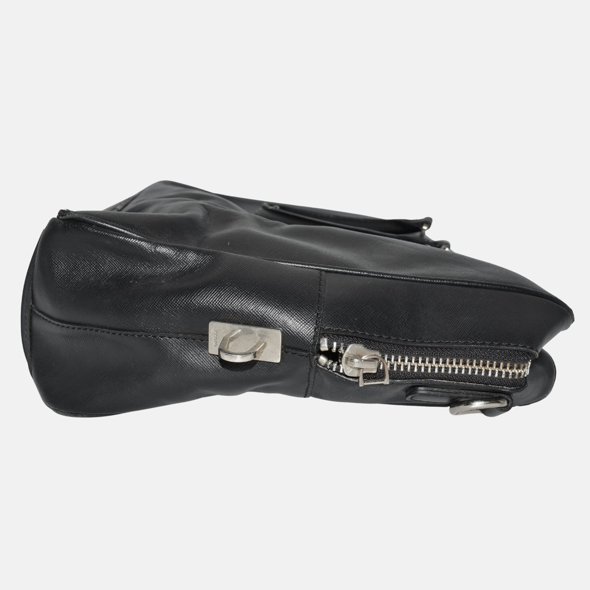 Black Briefcase made of Leather