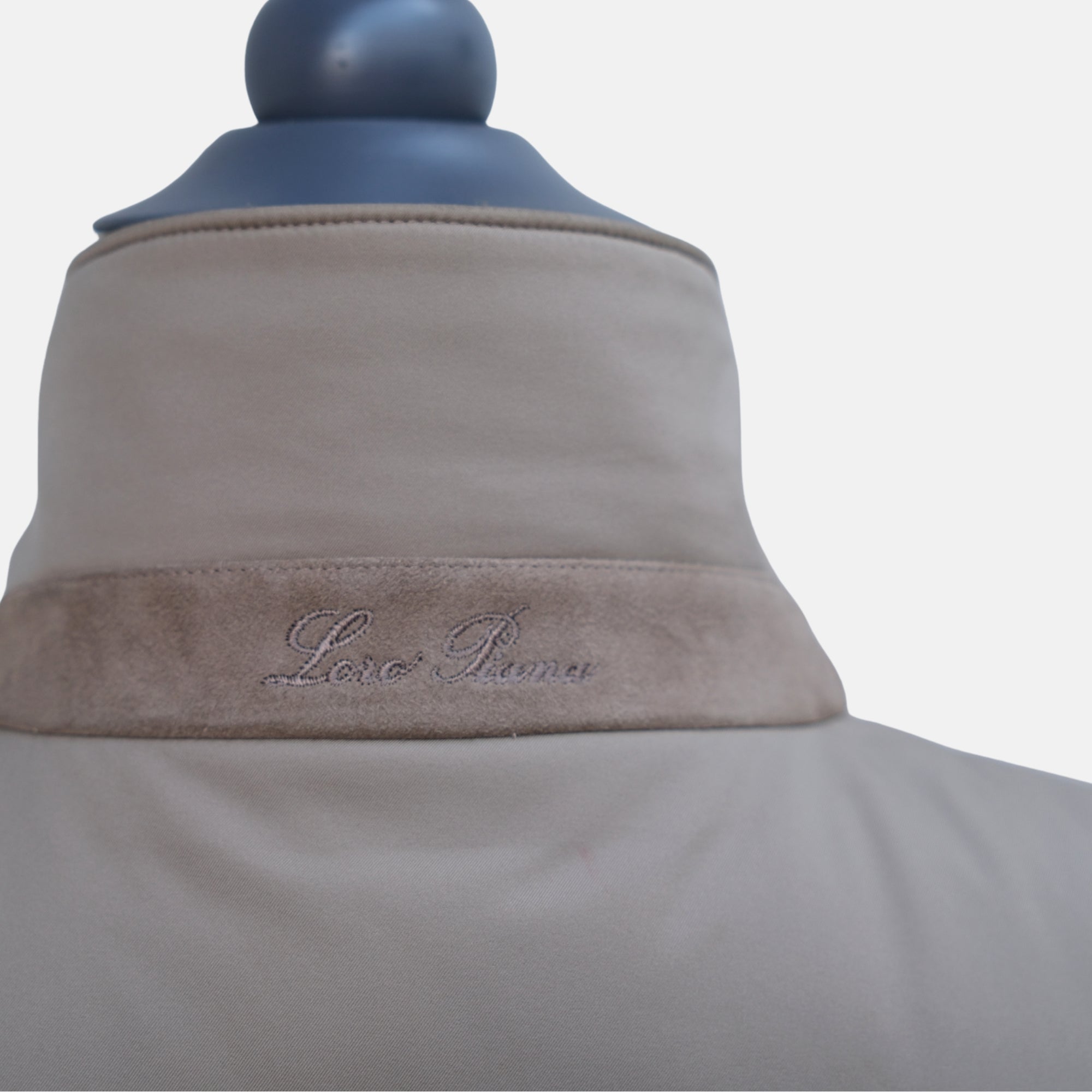Taupe Down Jacket made of Nylon (XL)