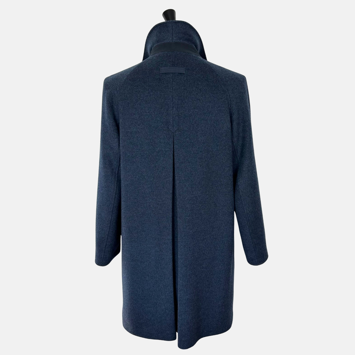 Blue Coat made of Cashmere/Leather Details (EU 48)