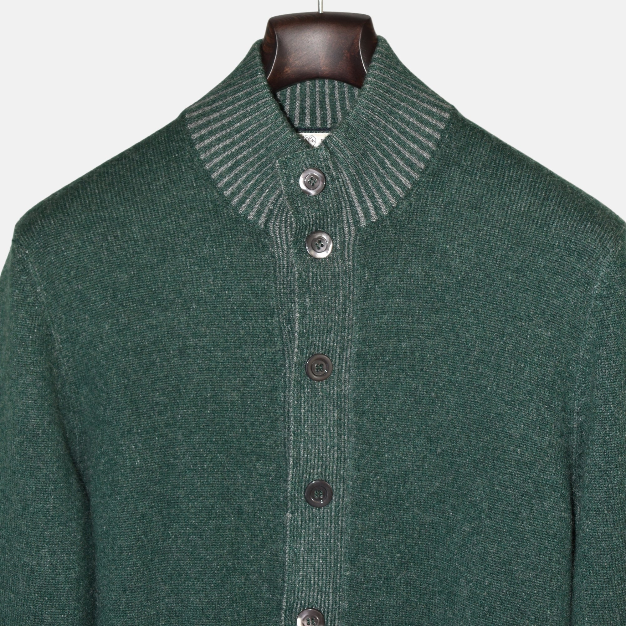 Green Cashmere Cardigan (EU 50)