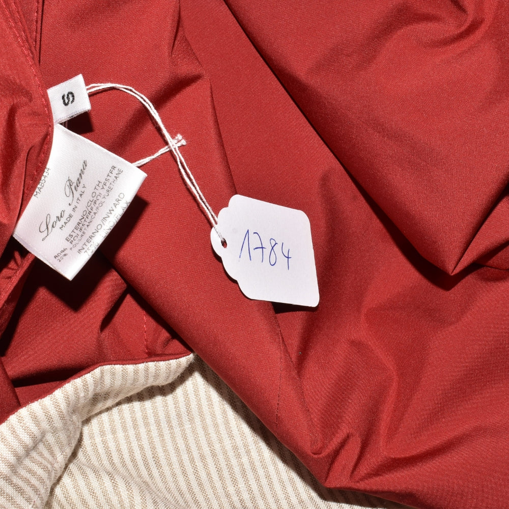 Red-Offwhite/Striped Reversible Vest (S)